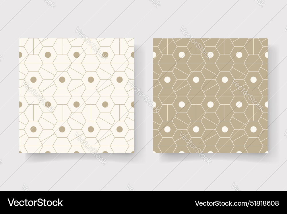 Modern abstract pattern design with geometric vector image