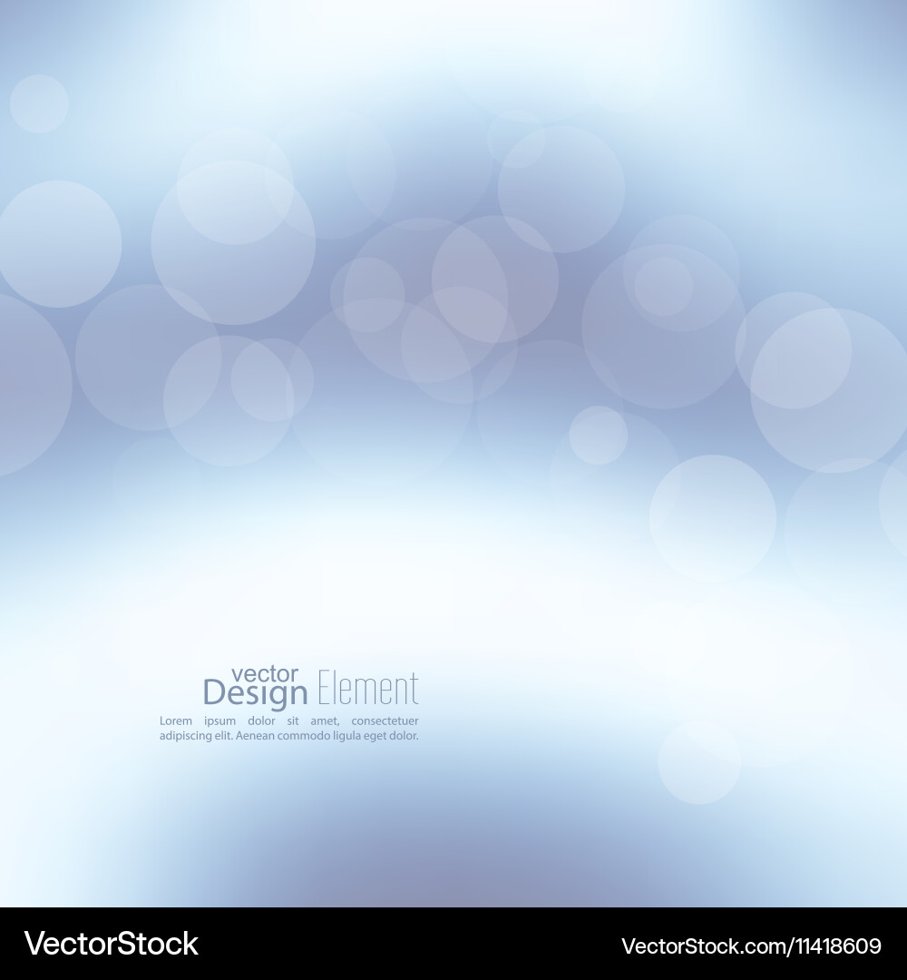 Abstract background with bokeh vector image