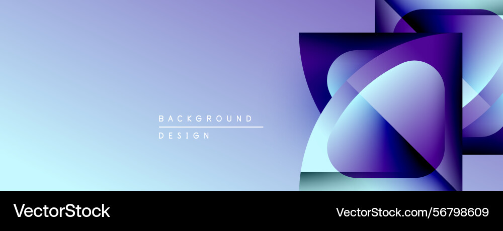 Abstract geometric shapes overlap creating Abstract geometric shapes overlap creating vector image