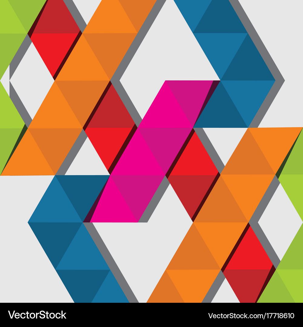 Abstract geometric color background Royalty Free Vector