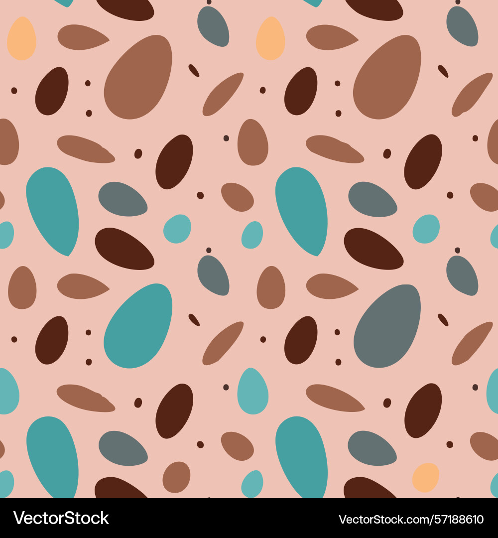 Colorful blob scatter pattern vector image