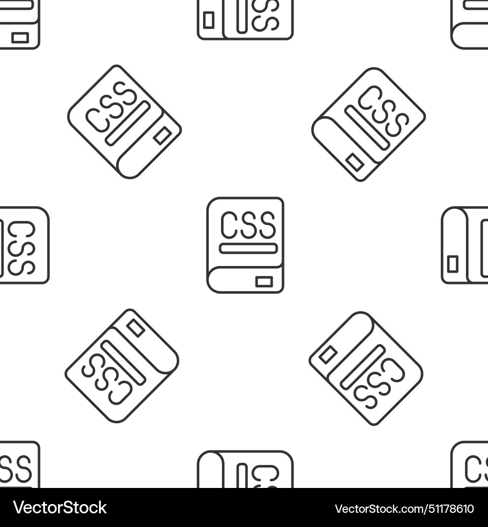 Grey line books about programming icon isolated Grey line books about programming icon isolated vector image