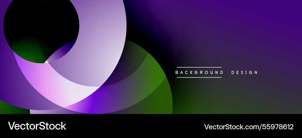 Abstract composition with layered circular Abstract composition with layered circular vector image