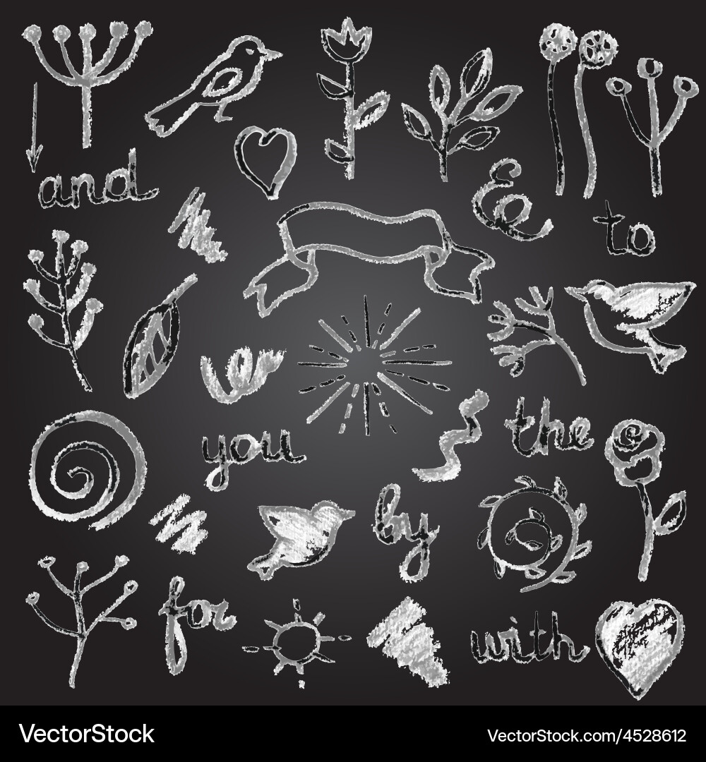 Design elements vector image