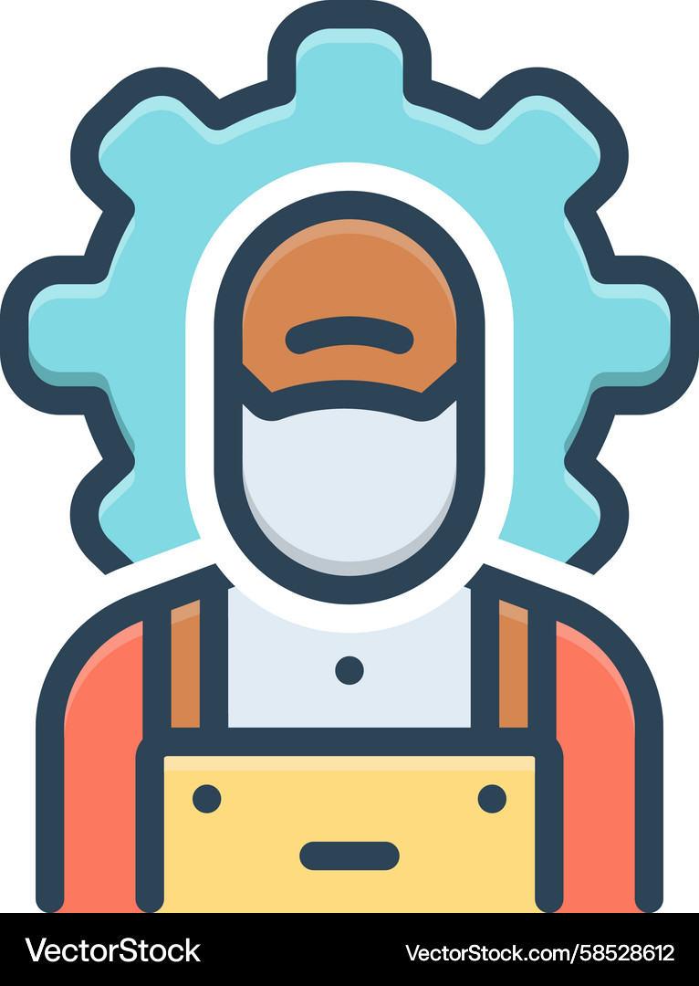 Manual Laborer Vector Image