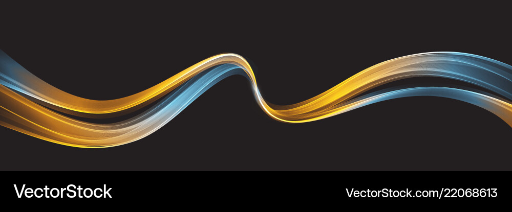 Abstract shiny color wave design element Abstract shiny color wave design element vector image