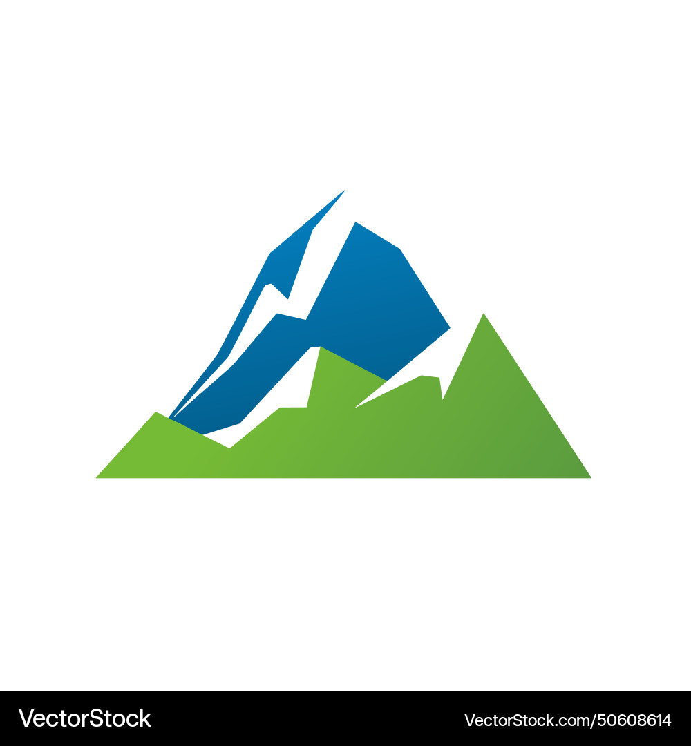 Database management service filled gradient logo Database management service filled gradient logo vector image