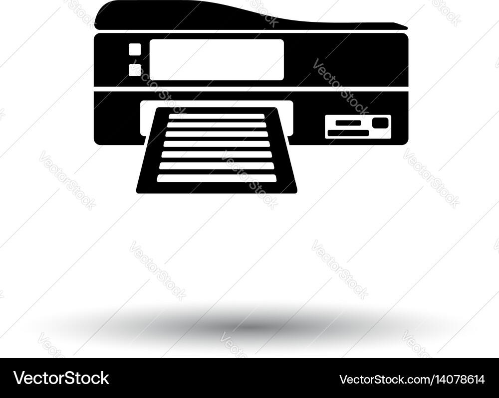 Printer icon Royalty Free Vector Image - VectorStock