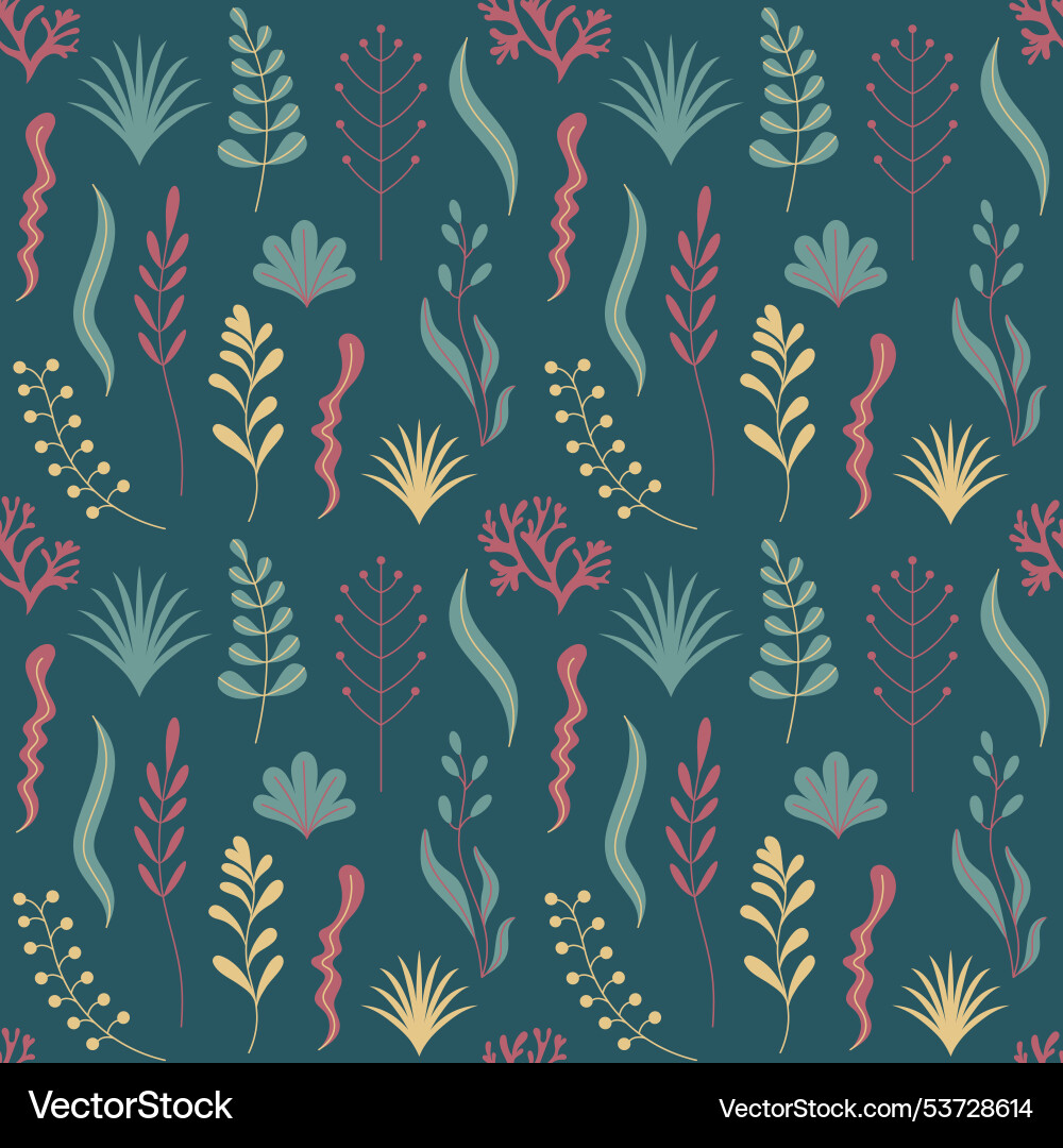 This image is a flat art seamless pattern This image is a flat art seamless pattern Vector Image