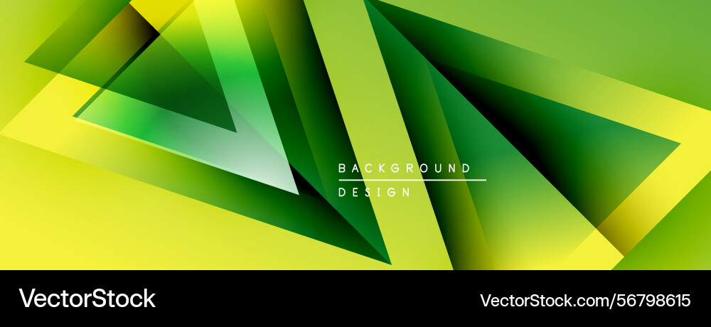 Abstract geometric design overlapping shapes Vector Image