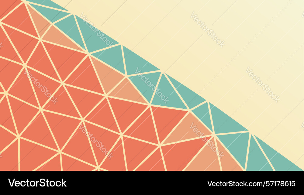 Abstract geometric triangle pattern background vector image