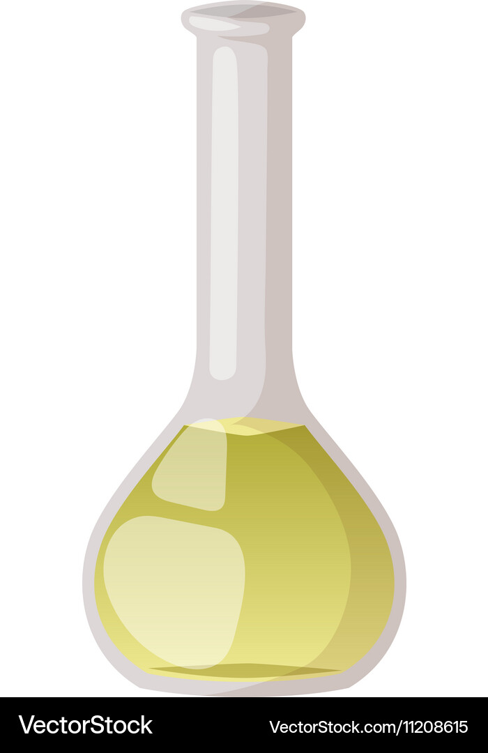 Lab flask isolated Vector Image