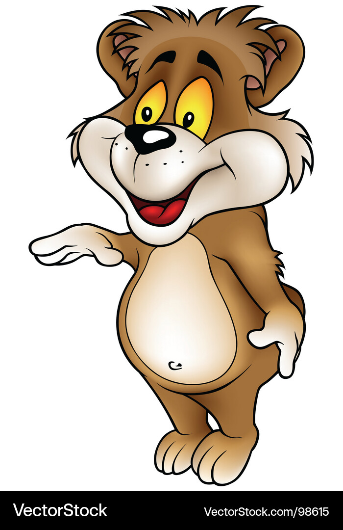 Sweet bear Vector Image