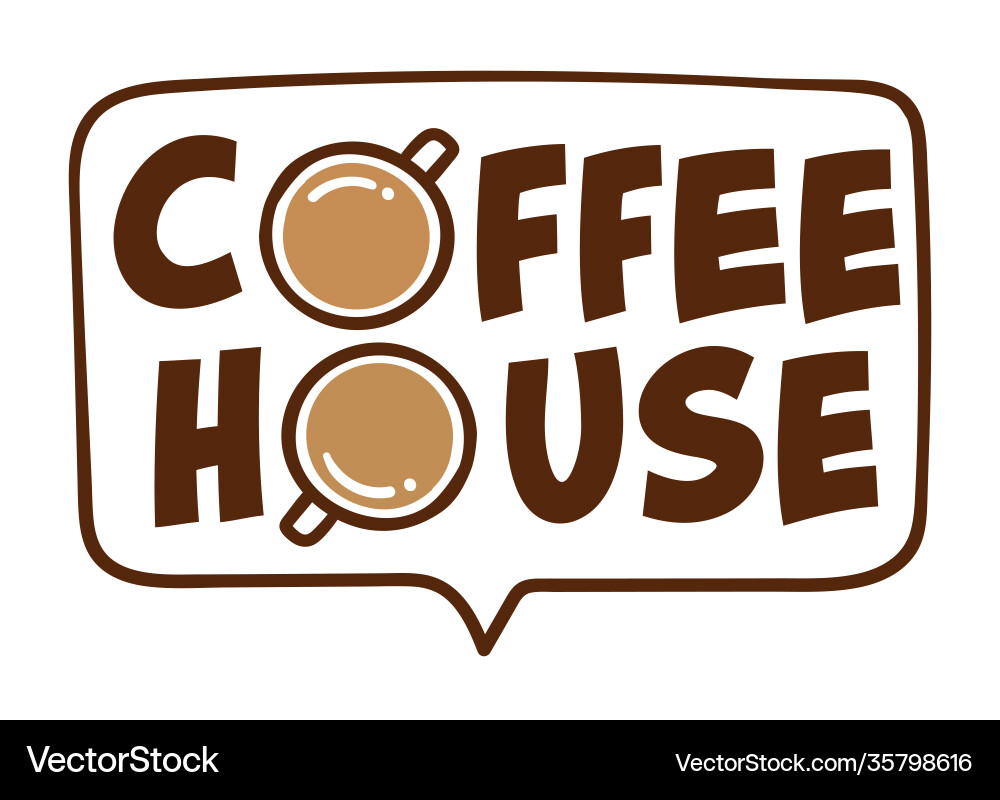 Coffee house shop or cafe to drink beverage vector image