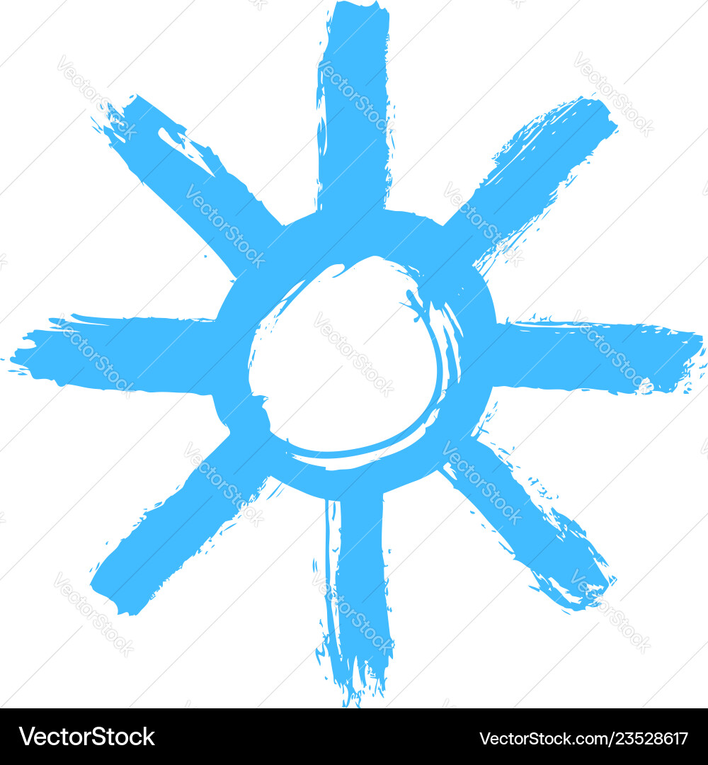 One of twenty snowflakes that are included in set One of twenty snowflakes that are included in set vector image
