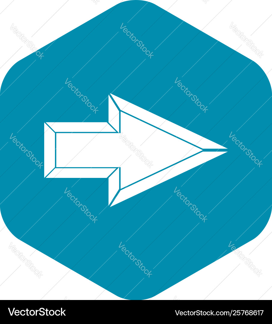 Pointer icon simple style Pointer icon simple style vector image