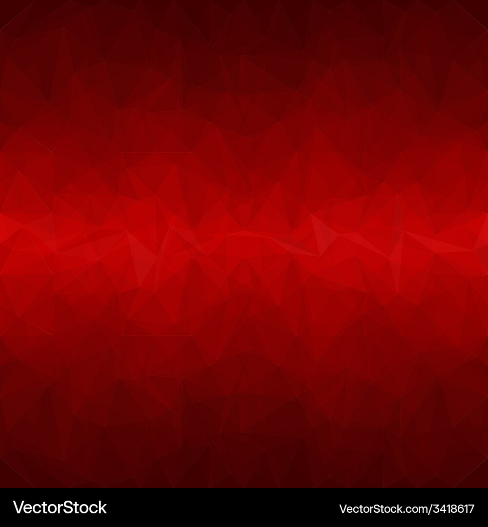 Red Mosaic Pattern Background Vector Image