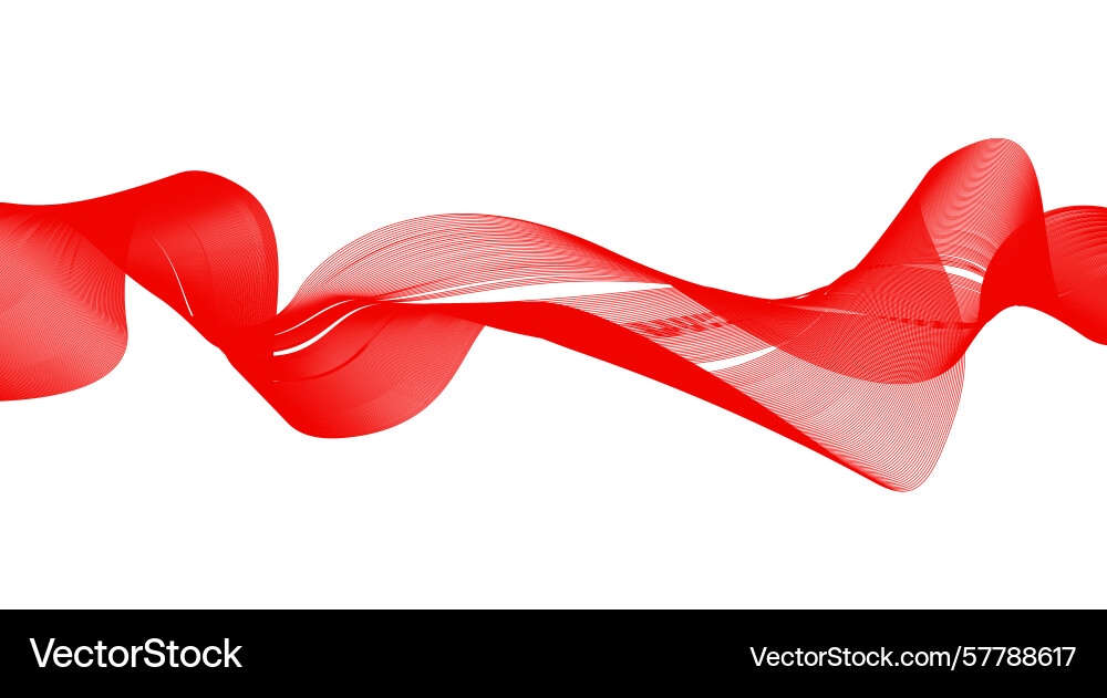 Wavy blend curved lines red design background Wavy blend curved lines red design background Vector Image