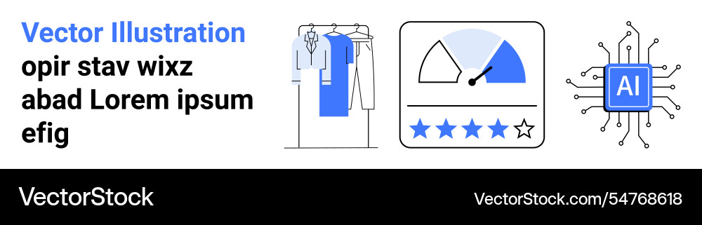Ai integration for business efficiency user Ai integration for business efficiency user vector image