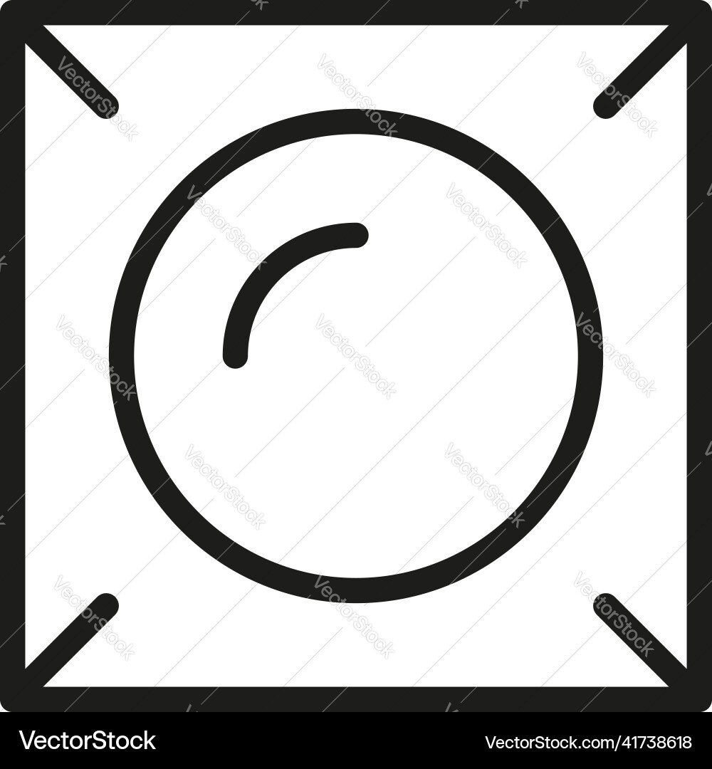 Create image icon outline edit tool Create image icon outline edit tool vector image