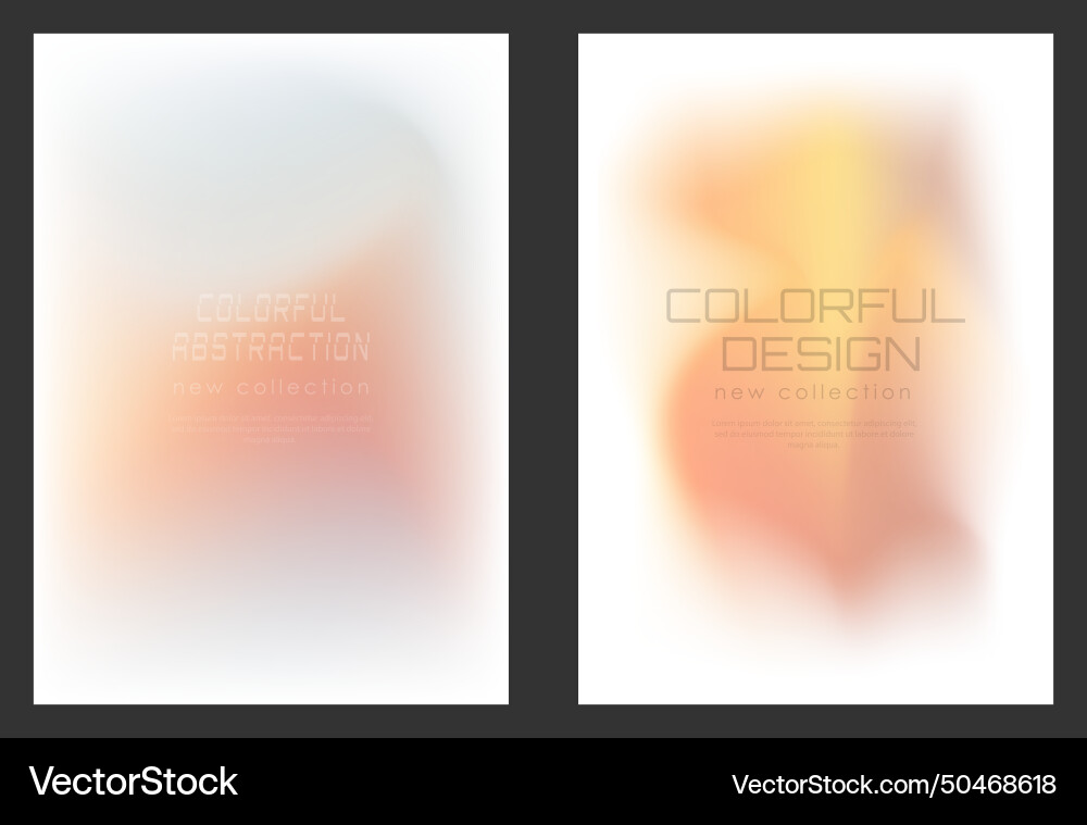 Gradient with blur background for the design Vector Image