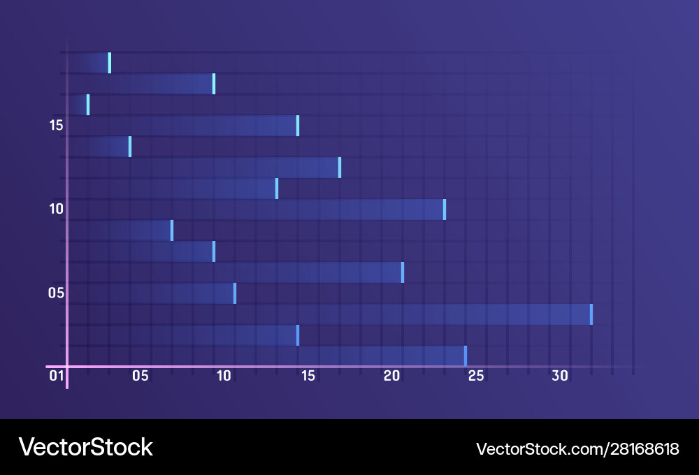 Graphs and charts vector image