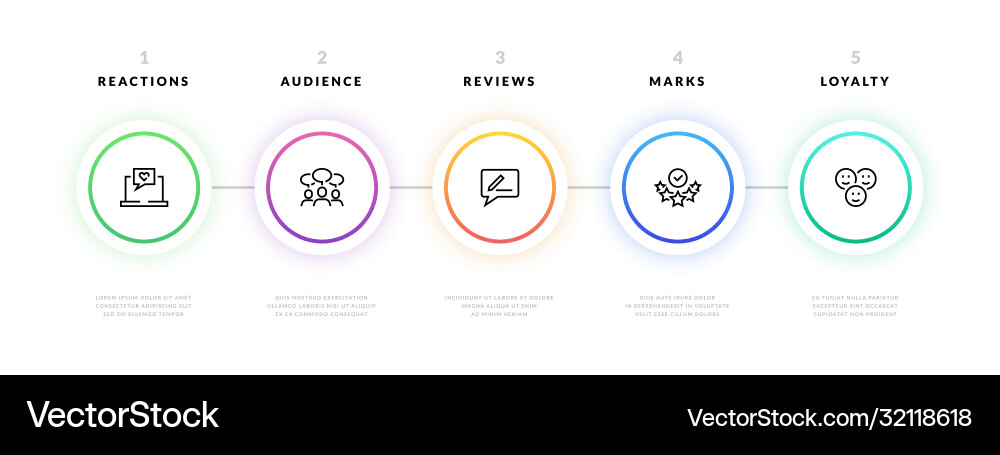 Workflow Process Infographic vector image