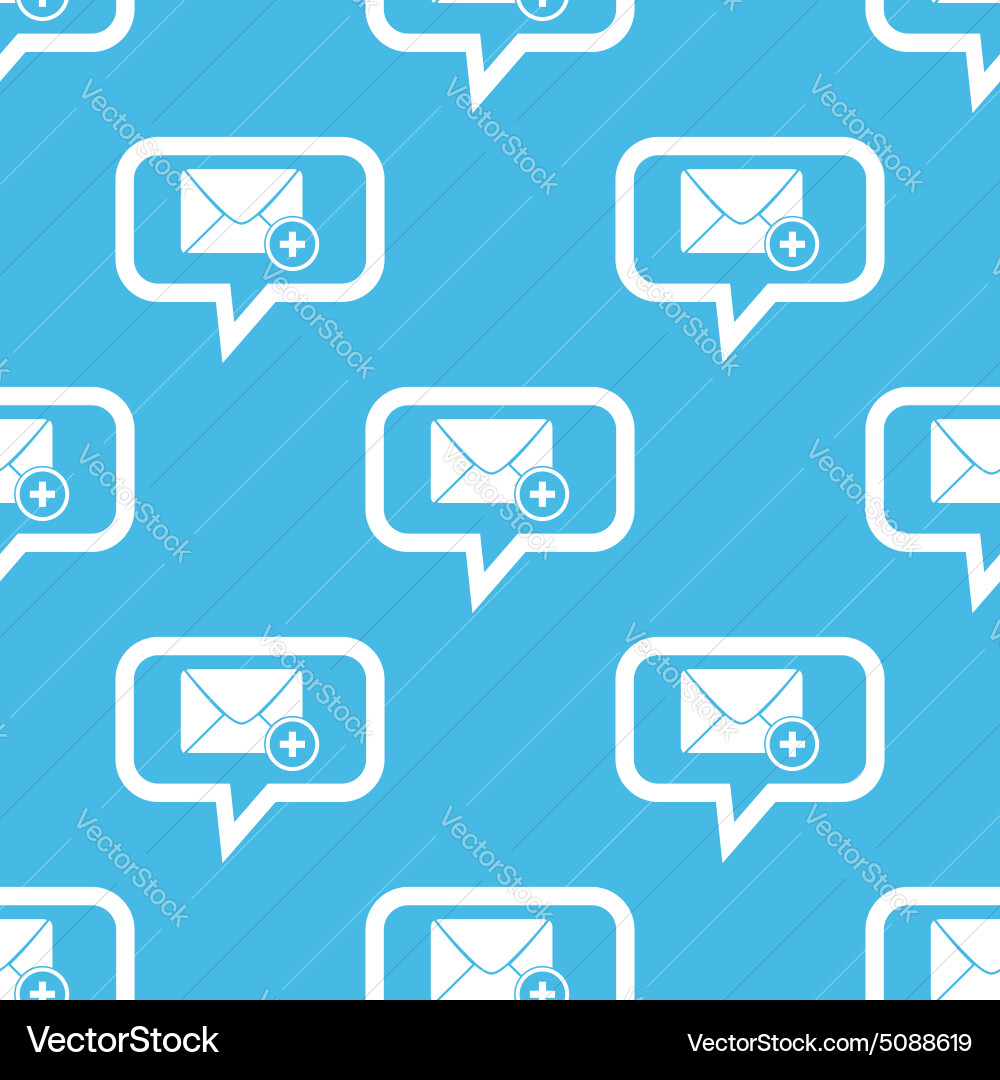 Add letter message pattern Vector Image