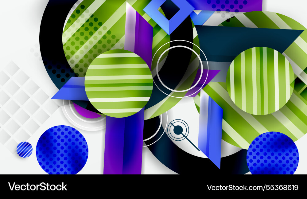 Dynamic complex geometric abstract background Dynamic complex geometric abstract background vector image