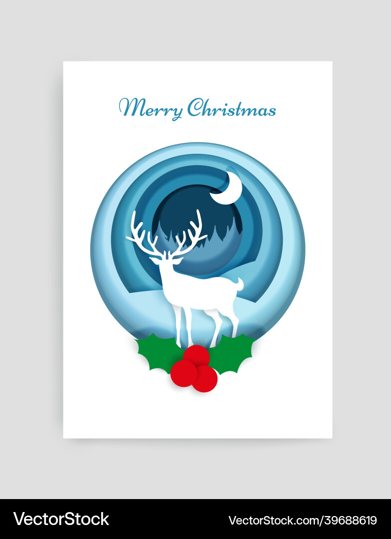 Frohe Weihnachten Karten Design Vorlage Papier Frohe Weihnachten Karten Design Vorlage Papier vektorbild