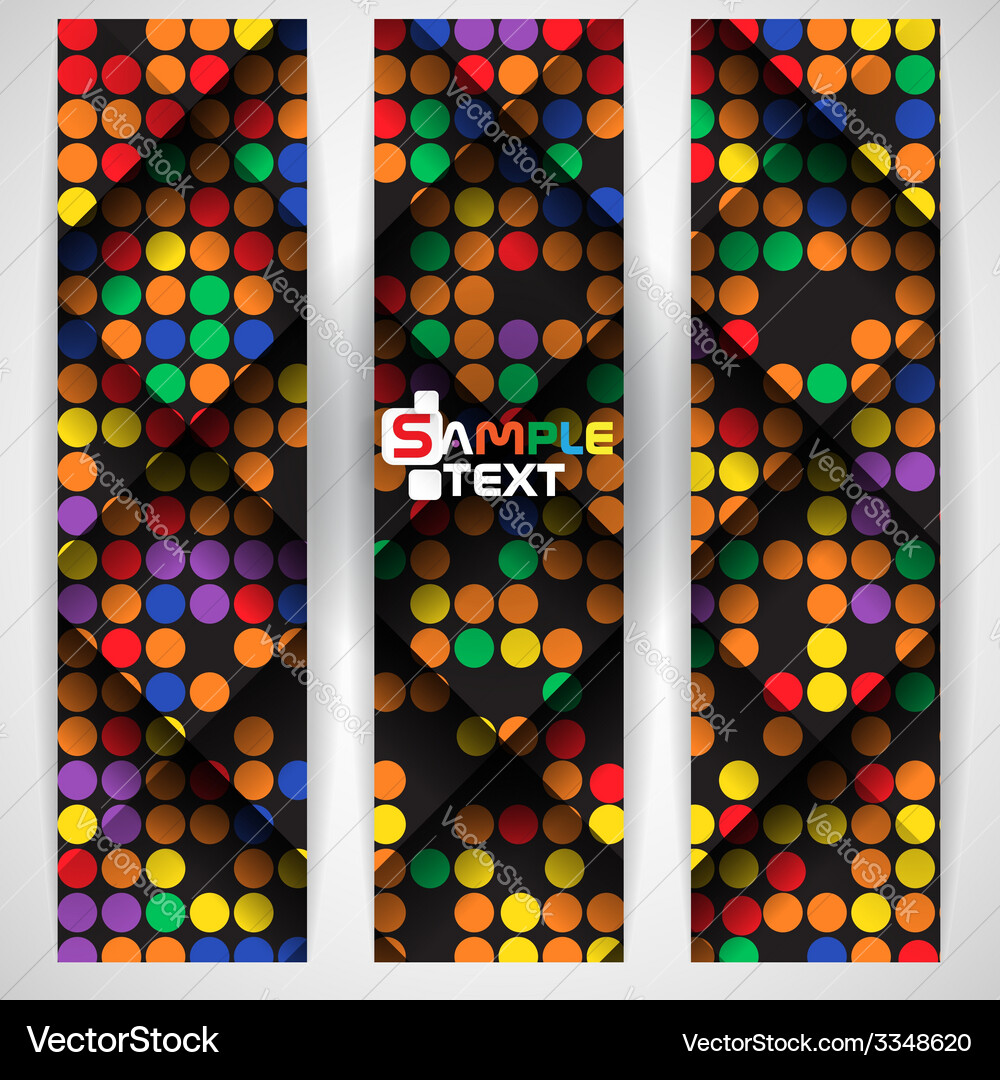 Abstract colorful mosaic pattern design Vector Image