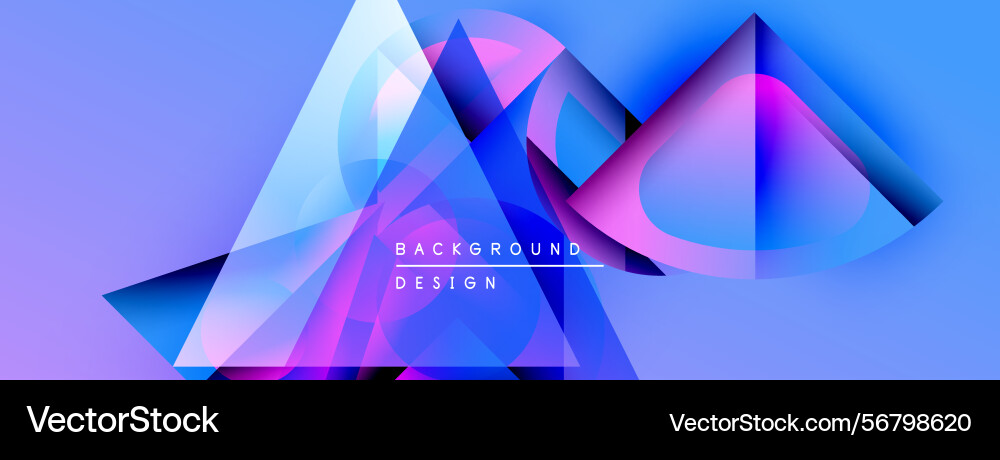 Abstract geometric shapes overlap creating Abstract geometric shapes overlap creating vector image