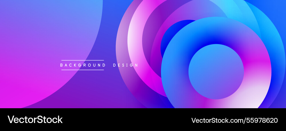 Background design with overlapping circular Background design with overlapping circular Vector Image