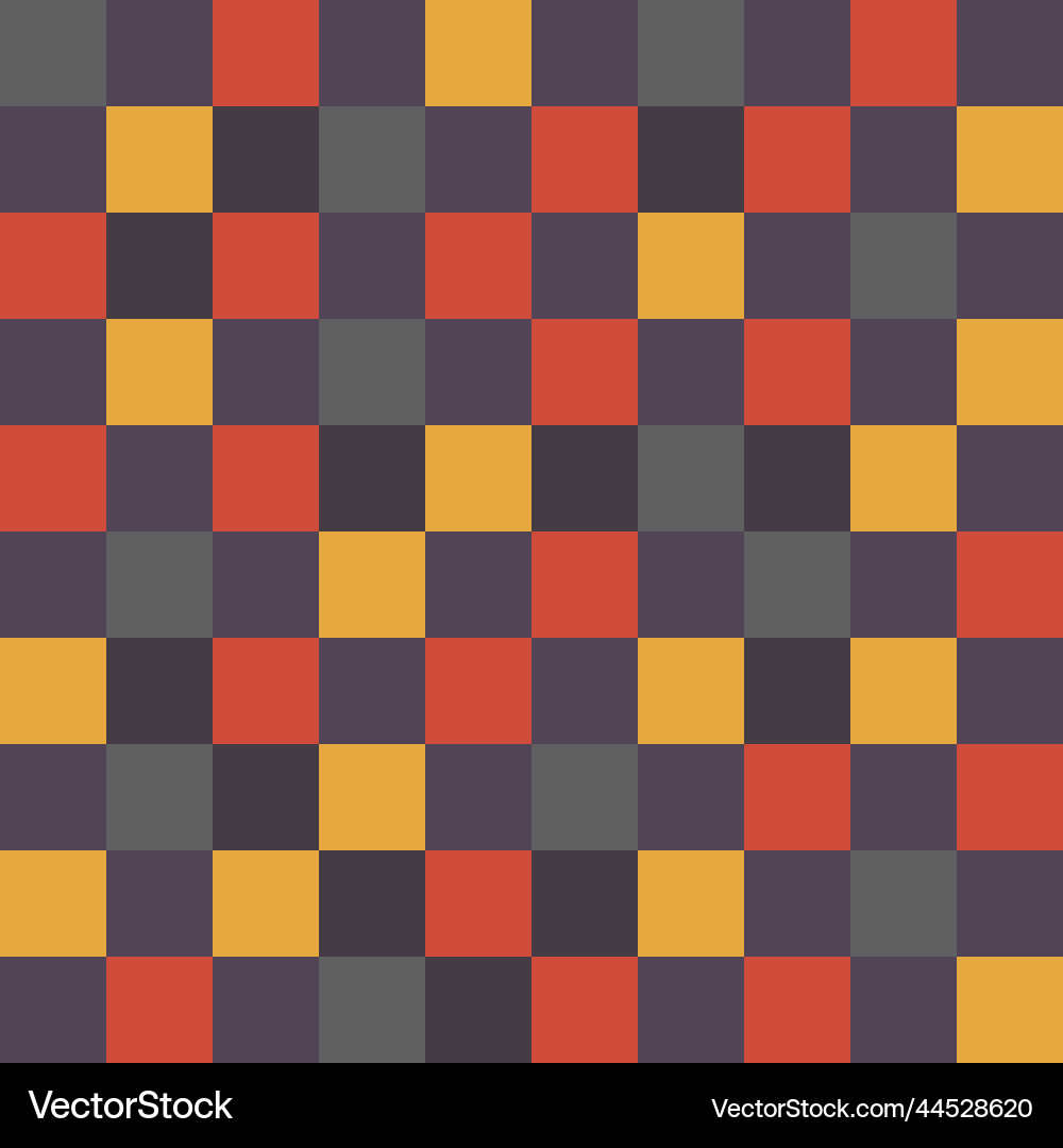 Checkerboard seamless pattern background vector image