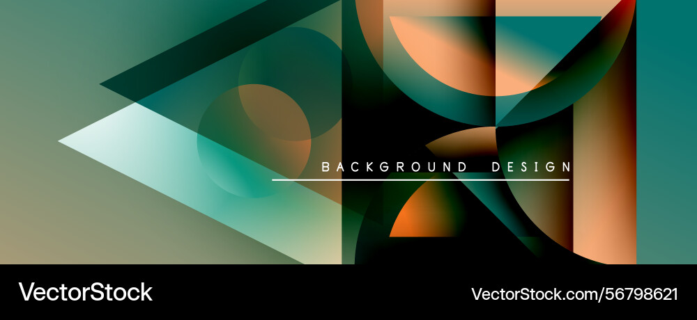 Abstract geometric shapes overlap creating Abstract geometric shapes overlap creating vector image