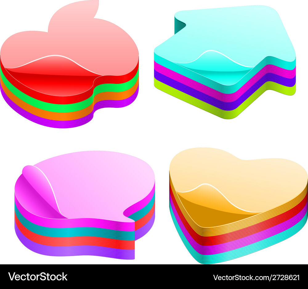 Business for image leaf manager memo memory object Vector Image