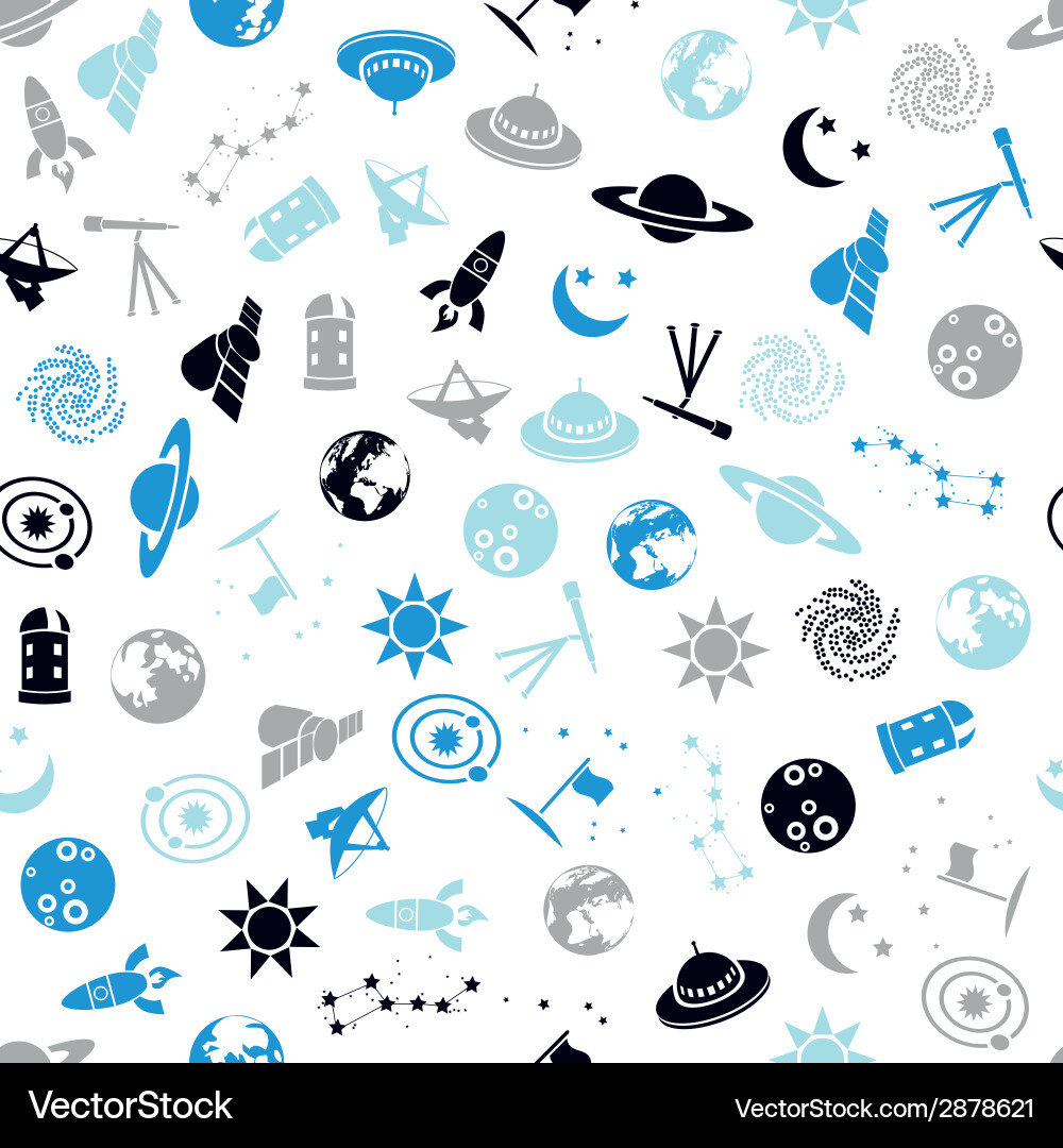 Celestial Space Pattern vector image