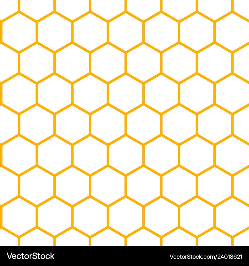 Honeycomb Pattern Background Vector Image