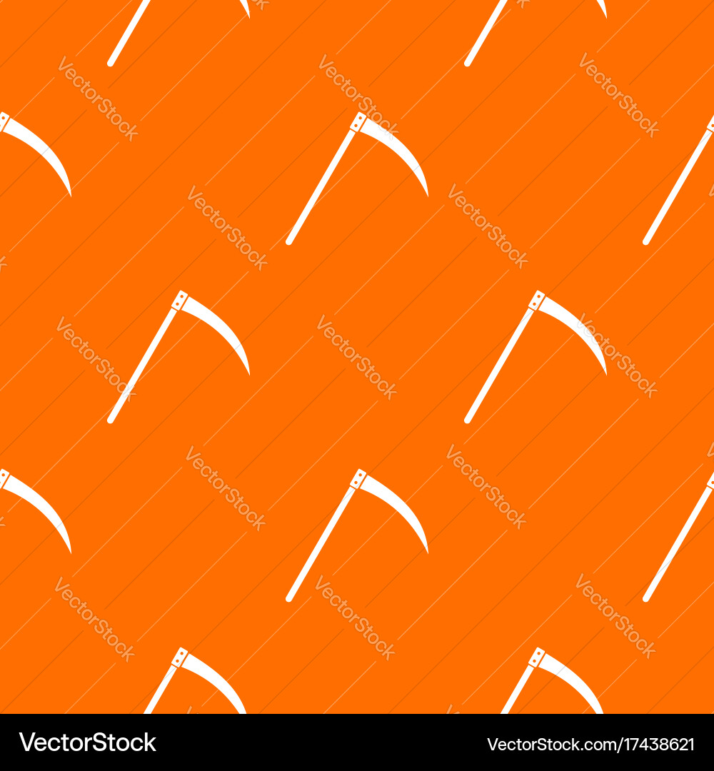 Scythe pattern seamless vector image