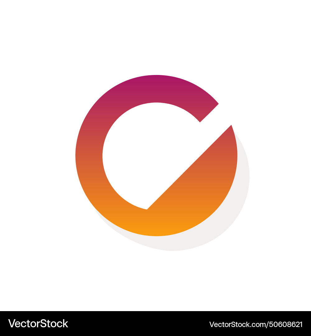 Software architecture filled gradient logo Vector Image