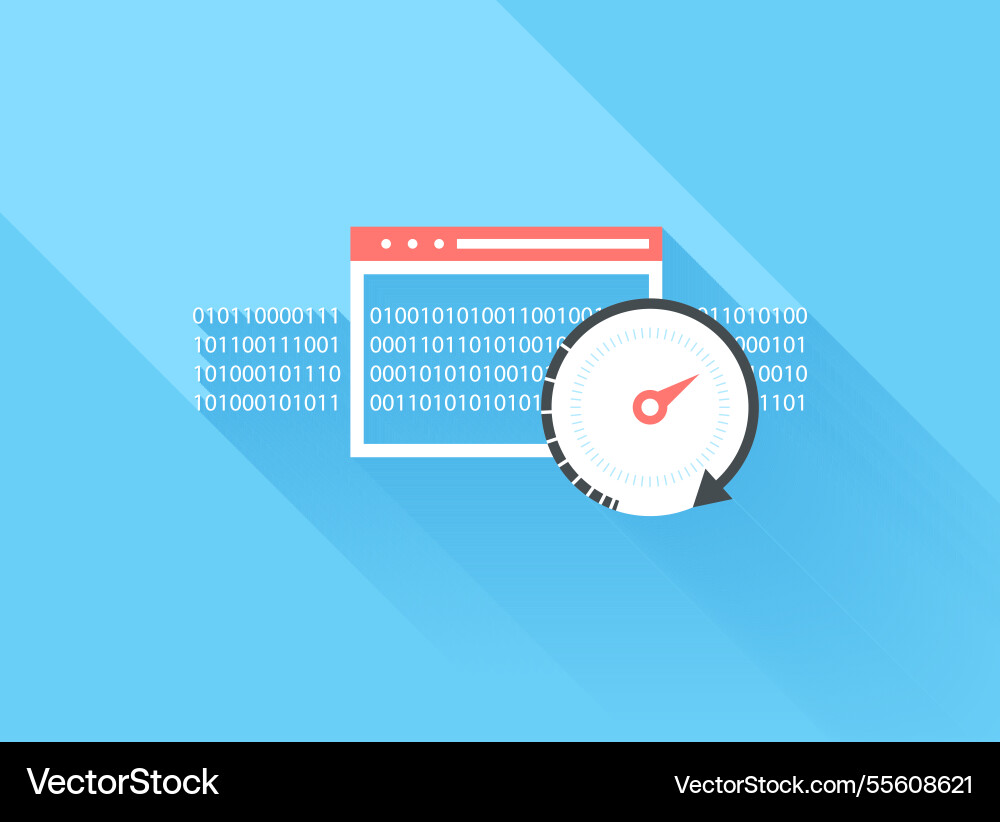 Web optimization concept Web optimization concept vector image