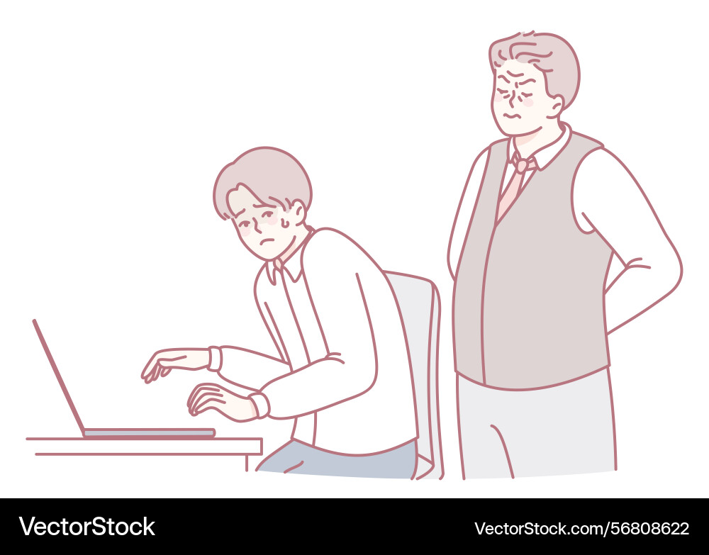 Interaction and collaboration between Interaction and collaboration between Vector Image