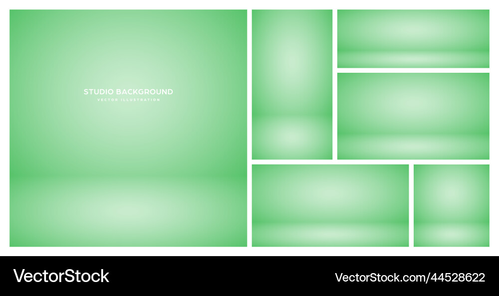 Leere grüne Studio abstrakte Hintergründe Leere grüne Studio abstrakte Hintergründe vektorbild