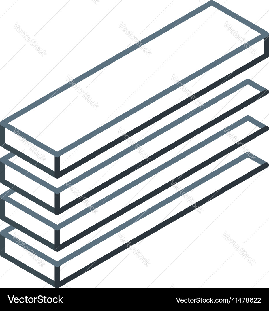 Visual illusion icon isometric memory Visual illusion icon isometric memory Vector Image
