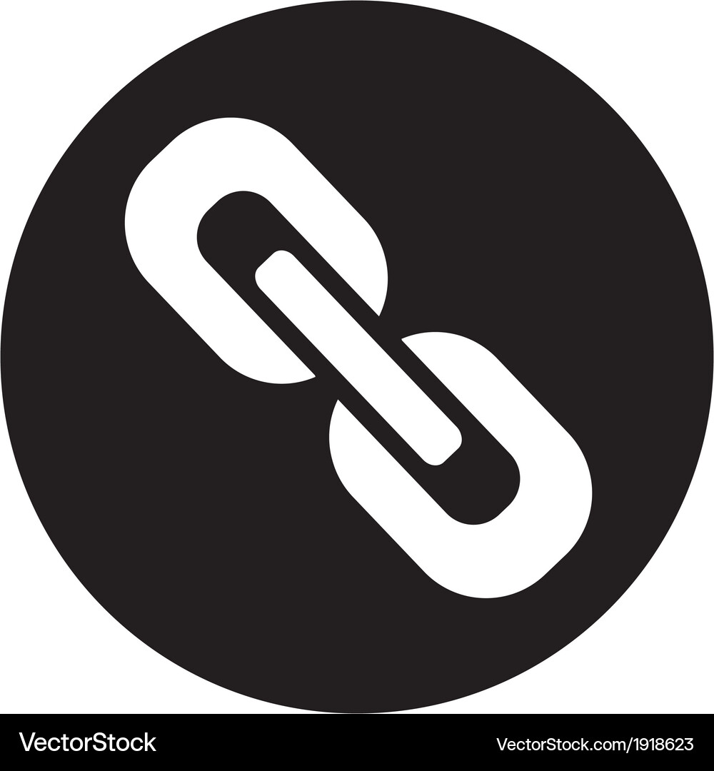 Linked Chain Icon Vector Image