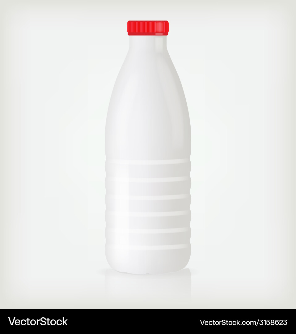 Plastic bottle vector image