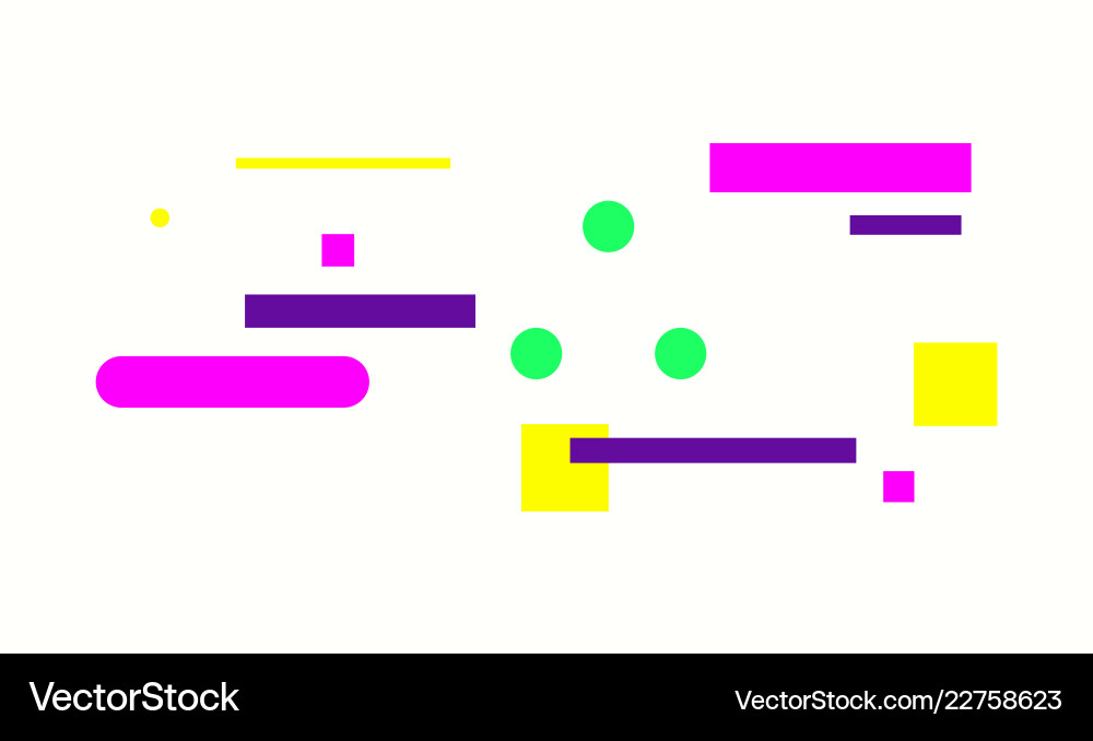 Space for text minimal geometric web banner design Space for text minimal geometric web banner design vector image