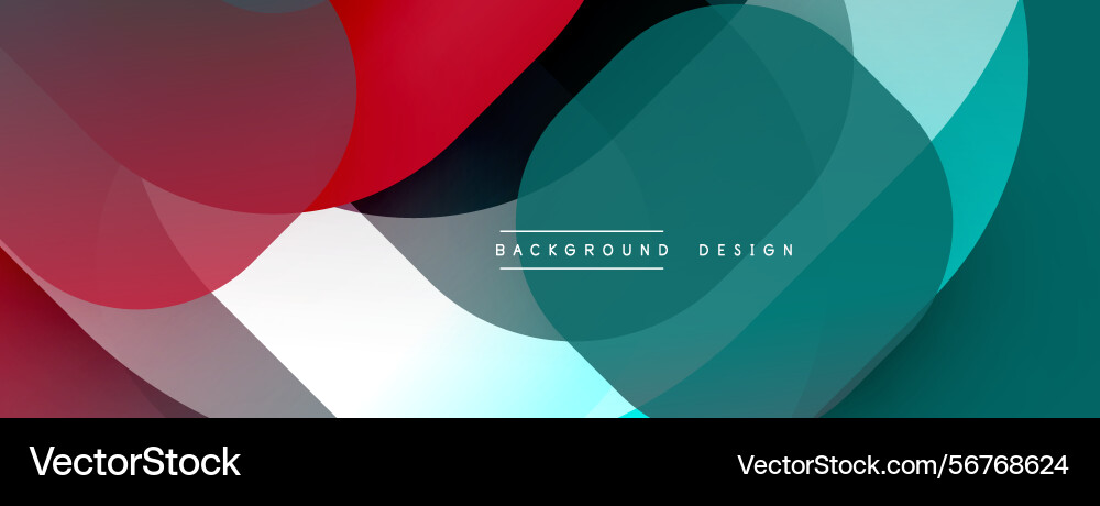 Abstract fluid shapes overlap creating vibrant Abstract fluid shapes overlap creating vibrant Vector Image