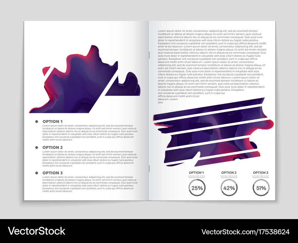 Abstract layout background set for art vector image