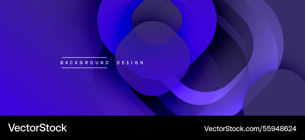 Circular abstract design with overlapping Circular abstract design with overlapping Vector Image